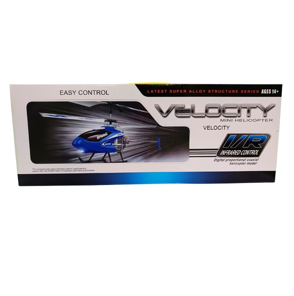 VELOCITY MINI HELICOPTER Infrared control Latest Super Alloy Structure Series Age 14+