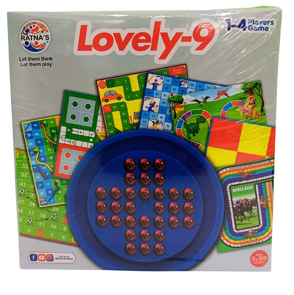 RATNA'S LOVELY -9 1-4 Players Game Age 5 to 99 years 8904114978816