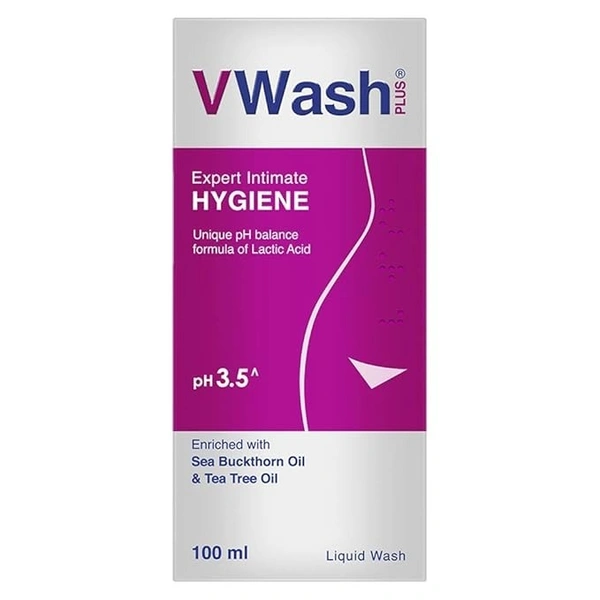 VWash Plus Expert Intimate Hygiene, With Tea Tree Oil, Liquid Wash Dryness Itchiness And Irritation, Balances PH, Paraben 8901030815911
