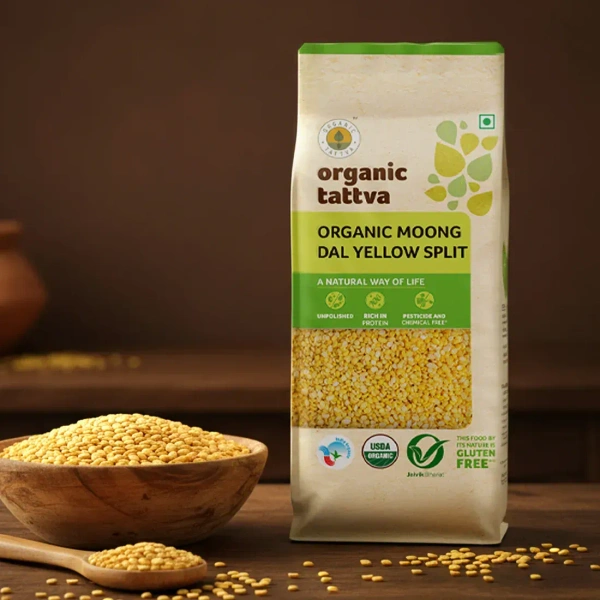 Organic Tattva Organic Moong Dal (Dhuli) Split