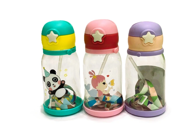 Water Bottle for Kids | Hardened Plastic Capacity: 600ML | Water Bottle | Pink | - 600 Milliliters, Pink