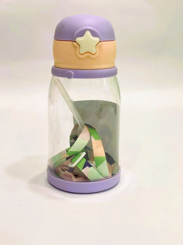 Water Bottle for Kids | Hardened Plastic Capacity: 600ML | Water Bottle | Purple | - 600 Milliliters, Purple