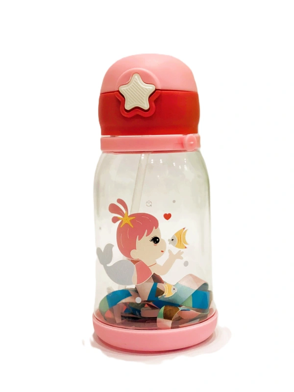 Water Bottle for Kids | Hardened Plastic Capacity: 600ML | Water Bottle | Pink | - 600 Milliliters, Pink