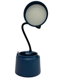 Desk Lamps for Home Office Table Lamp Rechargeable Light With Pen Holder Desk Lamp Office Study Reading Table Light Eye Protection Usb Led Lamp - Blue