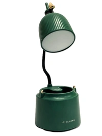 Desk Lamps for Home Office Table Lamp Rechargeable Light With Pen Holder Desk Lamp Office Study Reading Table Light Eye Protection Usb Led Lamp - Green