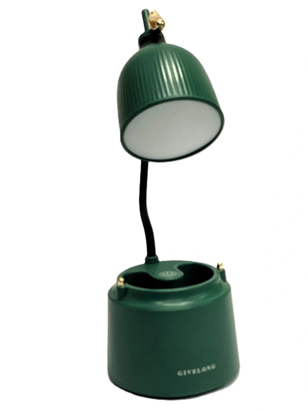 Desk Lamps for Home Office Table Lamp Rechargeable Light With Pen Holder Desk Lamp Office Study Reading Table Light Eye Protection Usb Led Lamp - Green