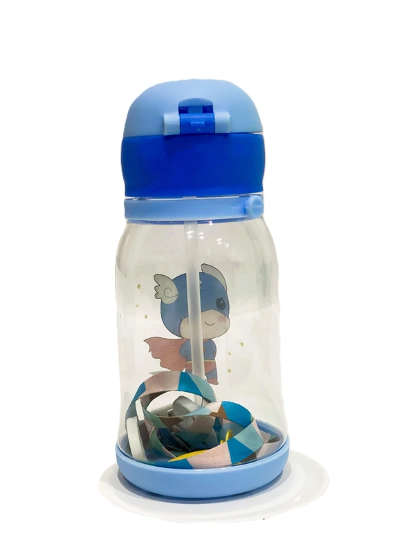 Water Bottle for Kids | Hardened Plastic Capacity: 600ML | Water Bottle | Blue  - 600 ML, Blue