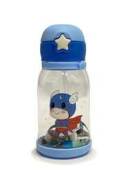Water Bottle for Kids | Hardened Plastic Capacity: 600ML | Water Bottle | Blue  - 600 ML, Blue