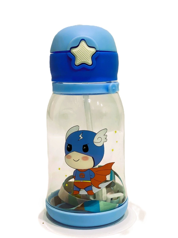 Water Bottle for Kids | Hardened Plastic Capacity: 600ML | Water Bottle | Blue  - 600 ML, Blue