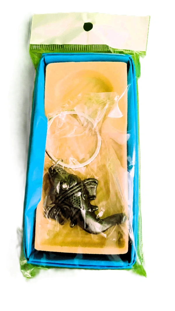Ganesh Premium Quality | Key Holder | Key Chain | Keyring - Metalic