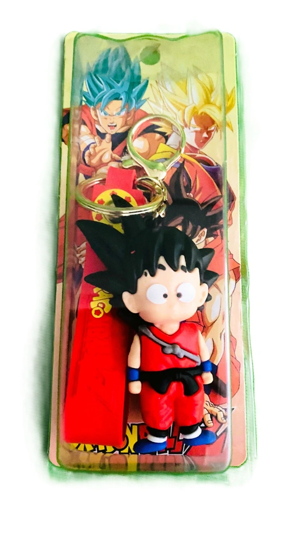 DRAGON BALL Z KEYCHAIN AND KEYRING | DRAGON BALL Z 3D KEYCHAIN AND KEYRING  - RED
