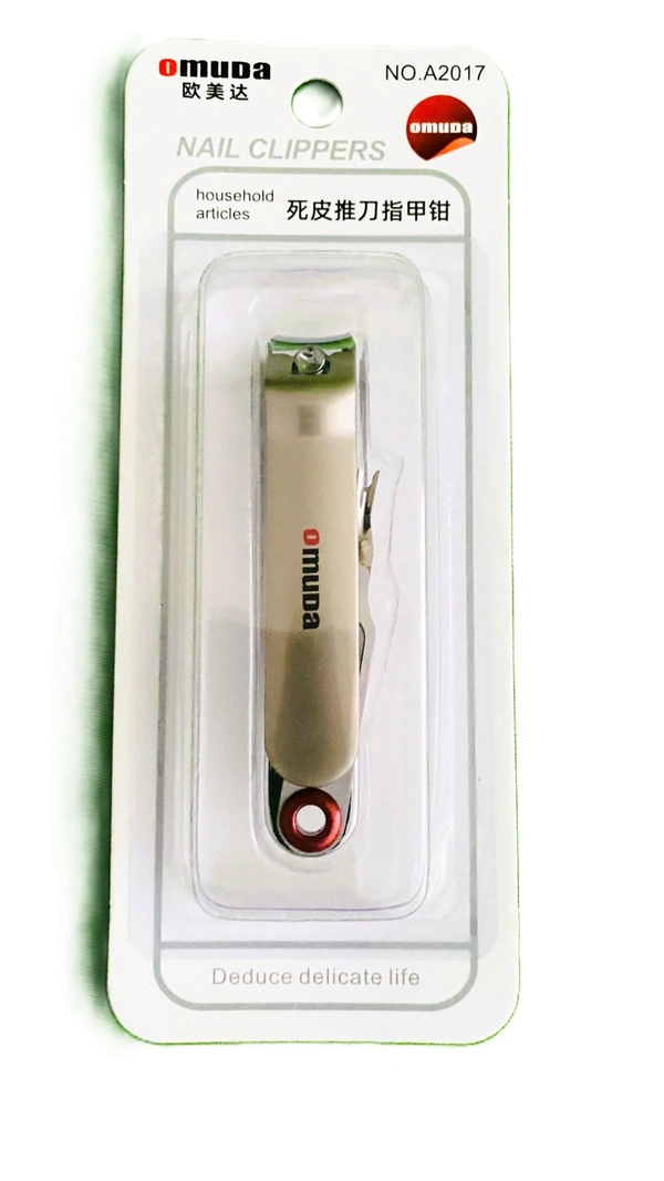 OMUDA A-2017Stainless Steel Sharp Stylish Nail Clipper-SS - SS