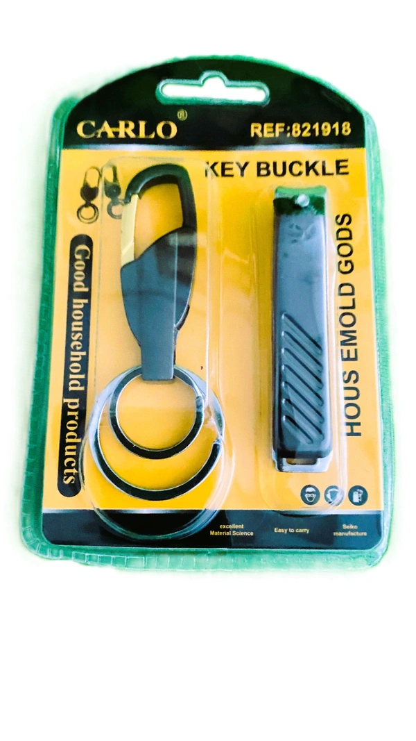 CARLO Key Buckle and Nail Clipper | High Quality  - Metal