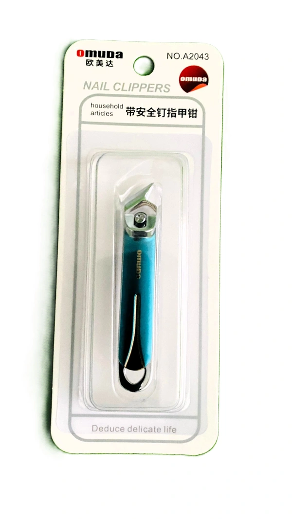 OMUDA A-2043 Stainless Steel Sharp Stylish Nail Clipper - Green