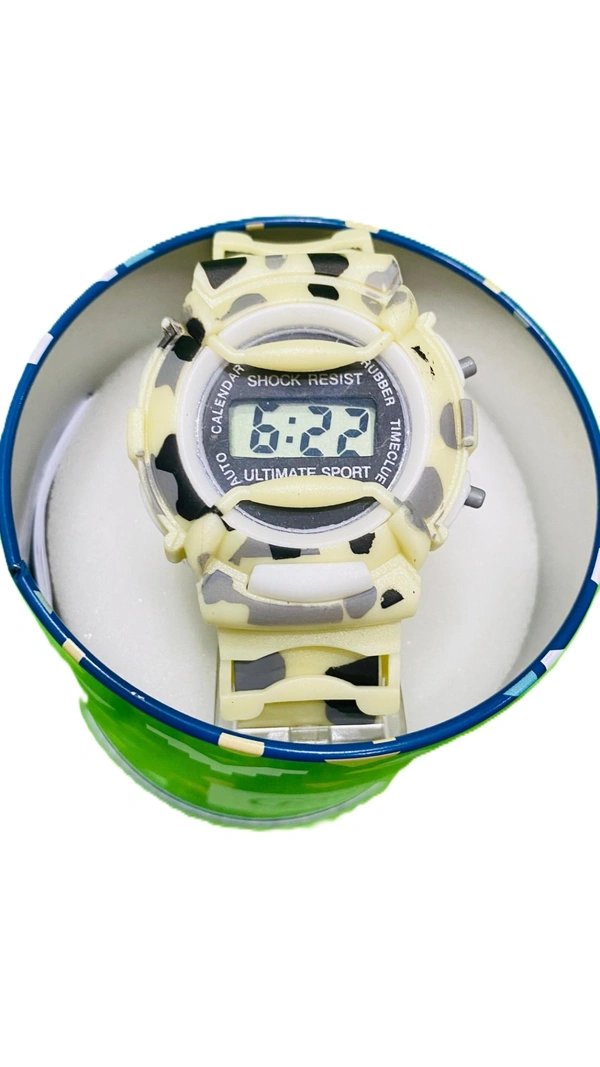 RONGBO TOYS ELECTRONIC WATCH FOR CHILDREN - Cream