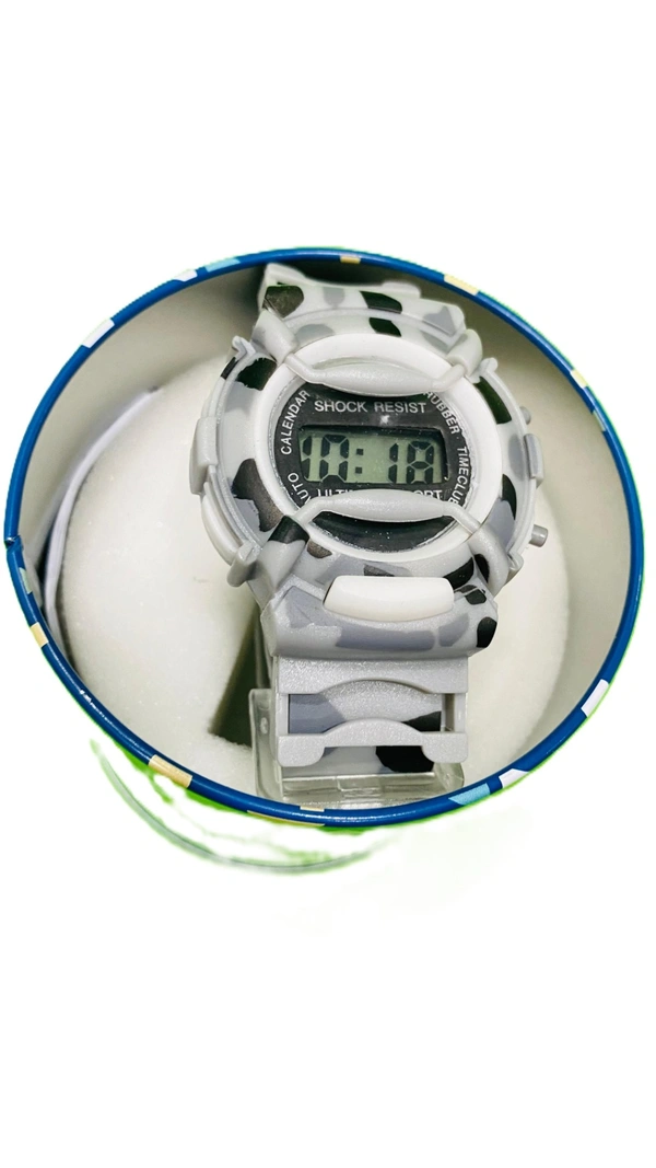 RONGBO TOYS ELECTRONIC WATCH FOR CHILDREN - Grey