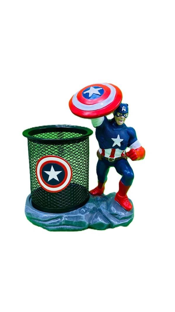 Captain America  Pen stand - Red
