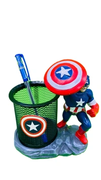 Captain America  Pen stand - Red