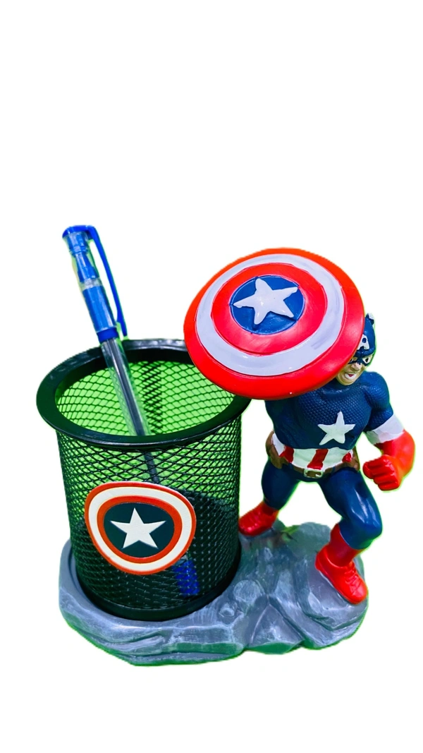 Captain America  Pen stand - Red