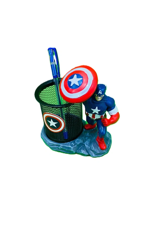 Captain America  Pen stand - Red