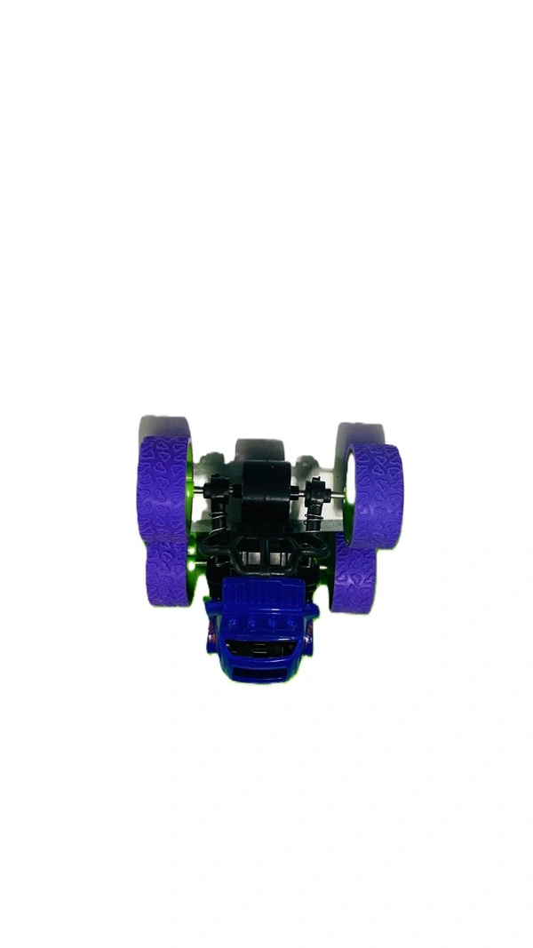 4*4 Mini Monster Car Truck Toy for Kids | Friction Powered Rock Crawler Truck | Rubber Spring Shock Absorber Car Toy | Ideal Gift for Kids - Multicolor - Purple