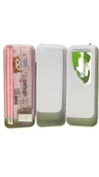 Happy Cutie Pencil Box for Kids & Students – Stay Organized in Style! - Pink