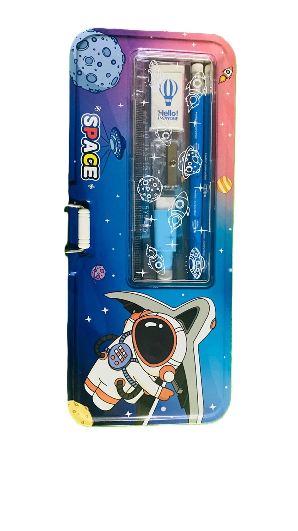 Discover the Out-of-This-World SPACE PENCIL BOX for Kids & Students! - BLUE