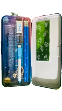 Discover the Out-of-This-World SPACE PENCIL BOX for Kids & Students! - BLUE