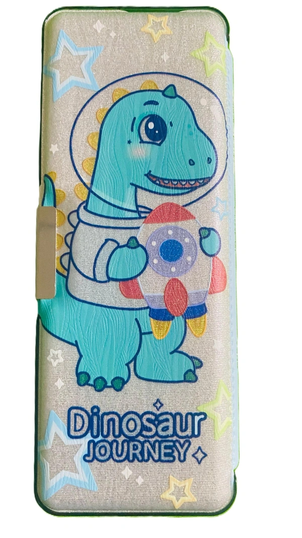 DINO - Dinosaur Journey Pencil Box for Kids & Students - Blue