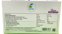 Century 2 Ply 100% Virgin Pulp Soft Facial Tissue Box | Car Tissue - 100 Pulls Per Roll - 20 * 16 cm, White