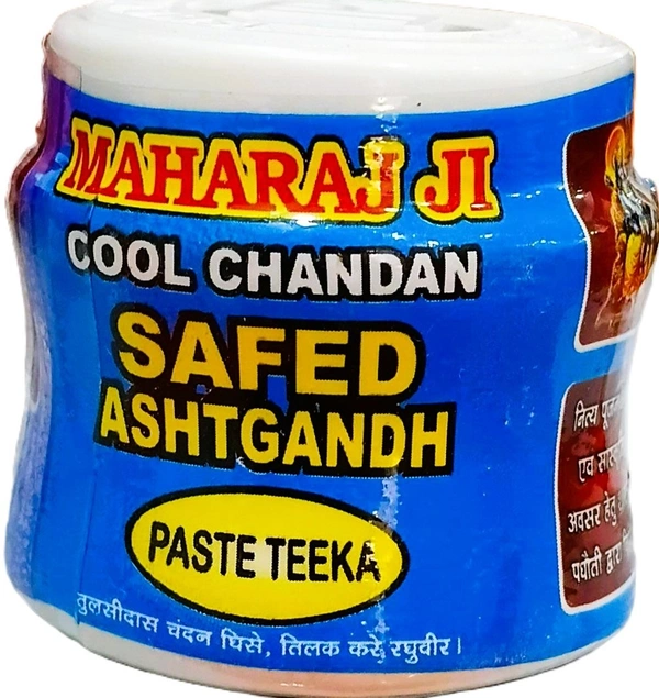 Maharaja Ji Thanda Chandan Safed Ashtagandh Paste Tika