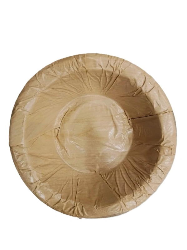 Plain Brown Paper Bowl 50 pcs - 7 inch