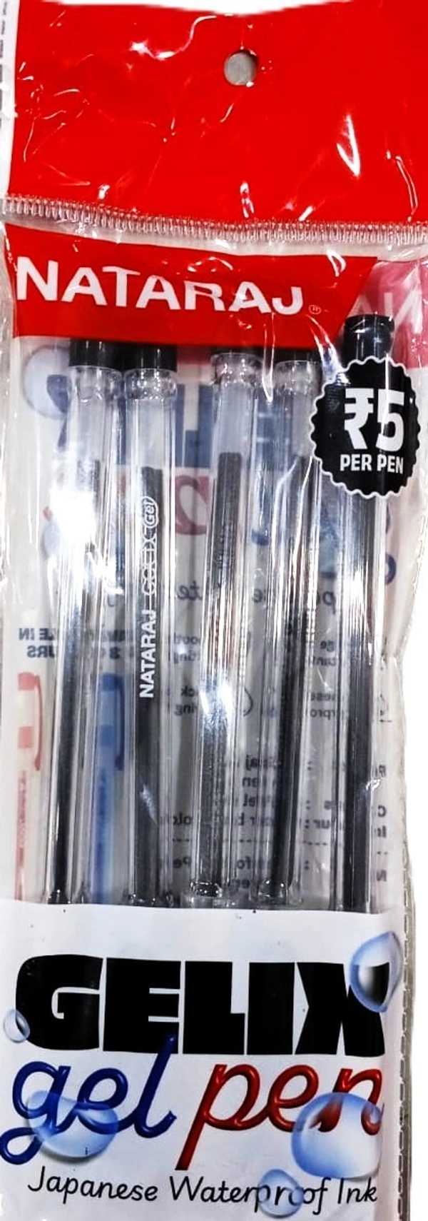 NATARAJ GELIX GEL PEN - Black