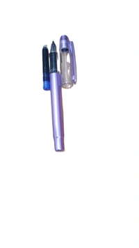 Blue Plastic Jainex Metalic Fountain Pen 1 pcs