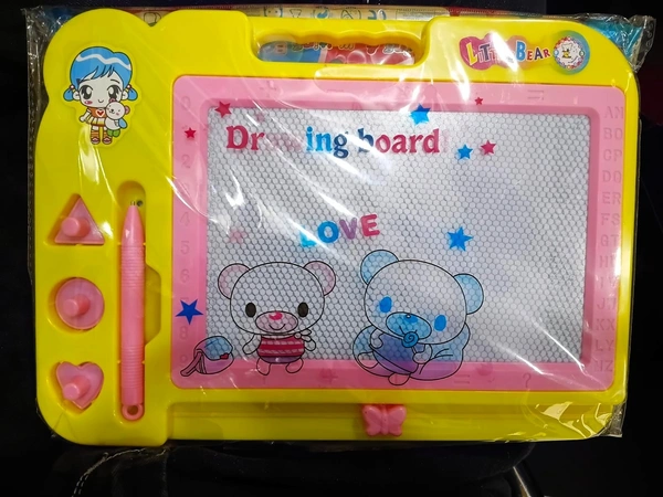 Magnet Kids Magic Slate, Child Age Group: 4-6 Yrs - Yellow