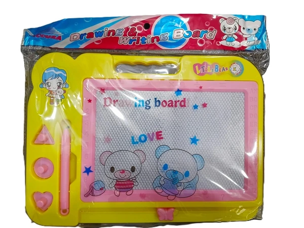 Magnet Kids Magic Slate, Child Age Group: 4-6 Yrs - Yellow