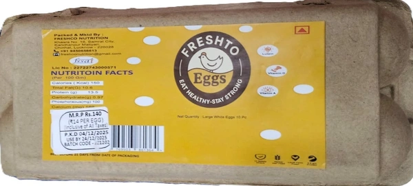 freshto egg  - 10pcs