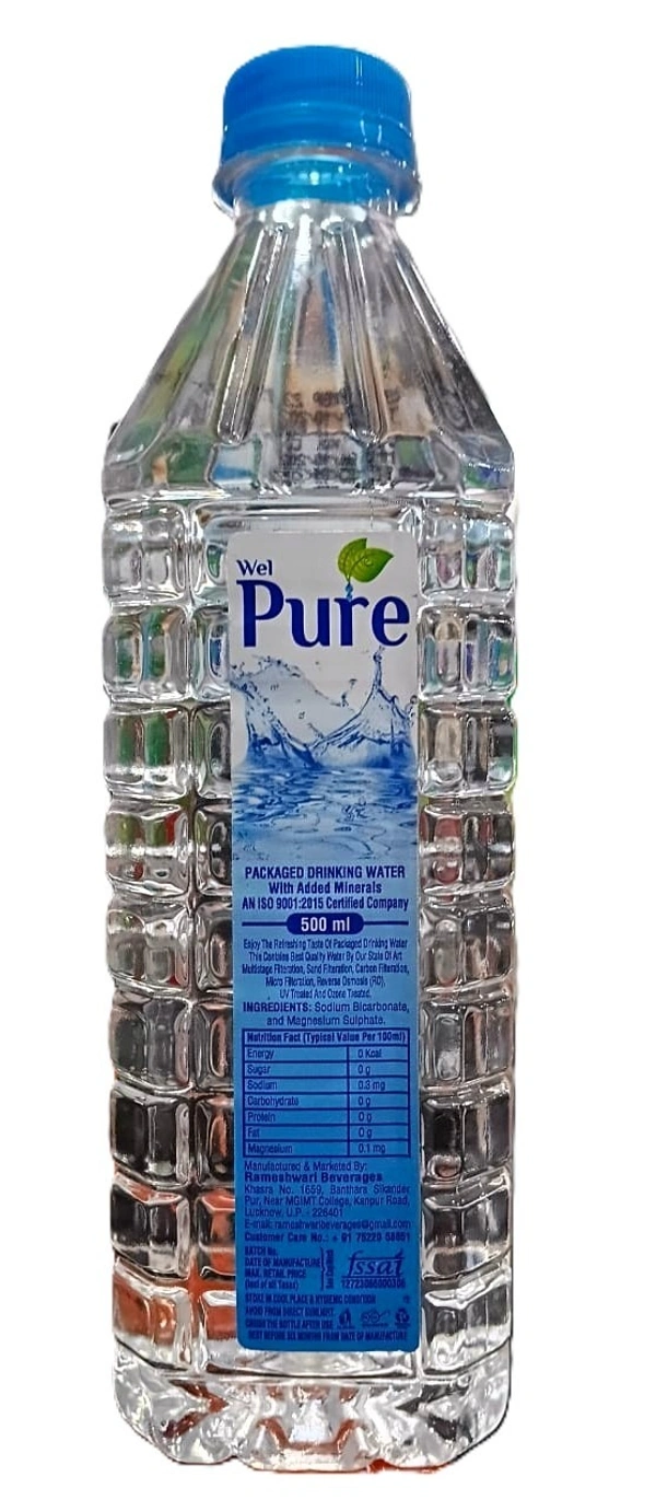 Well pure water bottle - 500ml