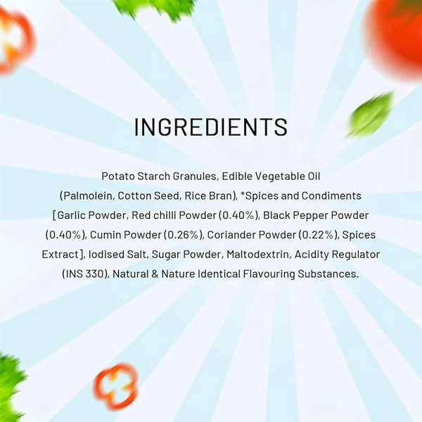 Haldiram’s Snac Lite Fries, 52g | Light & Crispy Potato Snack | Low on Oil, Big on Crunch | Ideal Tea-Time or Travel Snack | Flavourful - 52G