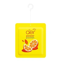 Godrej aer Power Pocket Tangy Delight (10G) | Air Freshener - Bathroom And Toilet | Lasts 30 Days - Tangy Delight