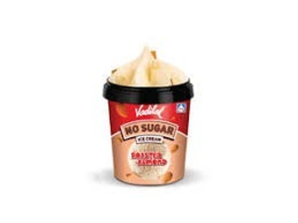 vadilal  no sugar roasted almond cup