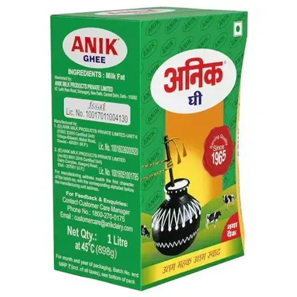 Anik Ghee 1 L (Carton)