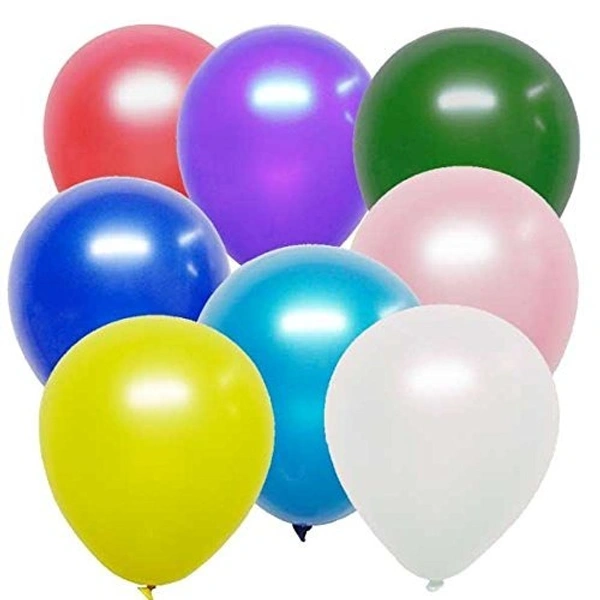 Tiger brand fancy Plain Balloon Multicolor (Pack of 50)