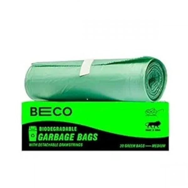 BECO Biofriendly Garbage Bags (MEDIUM )30 BAGS - 48CM*53CM