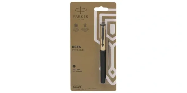 PARKER BETA PREMIUM CT GOLD Roller Ball Pen  (Ink Color - Blue)