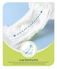 Babyhug Super Dry Diapers   - M