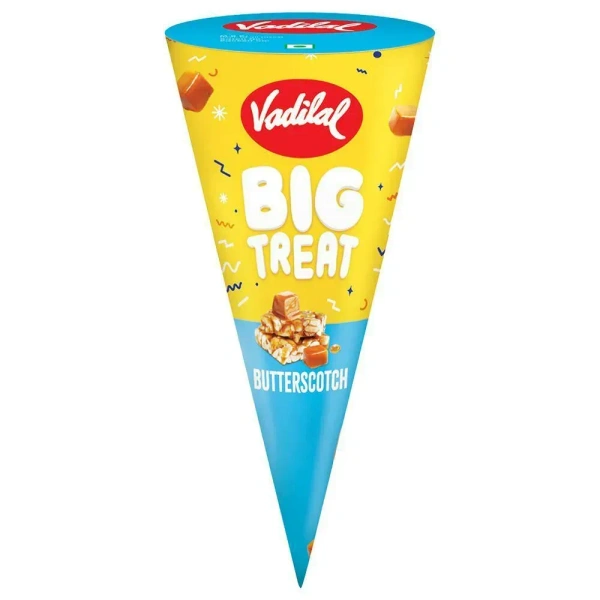 vadilal big t royal butter scotch cone