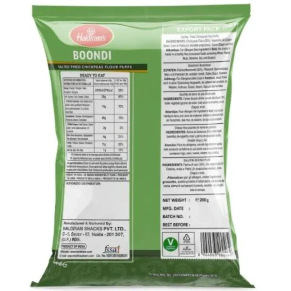 Haldiram's Boondi - 210 g