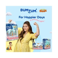 BUMTUM  PREMIUM ULTRASOFT DIAPER PANTS - S
