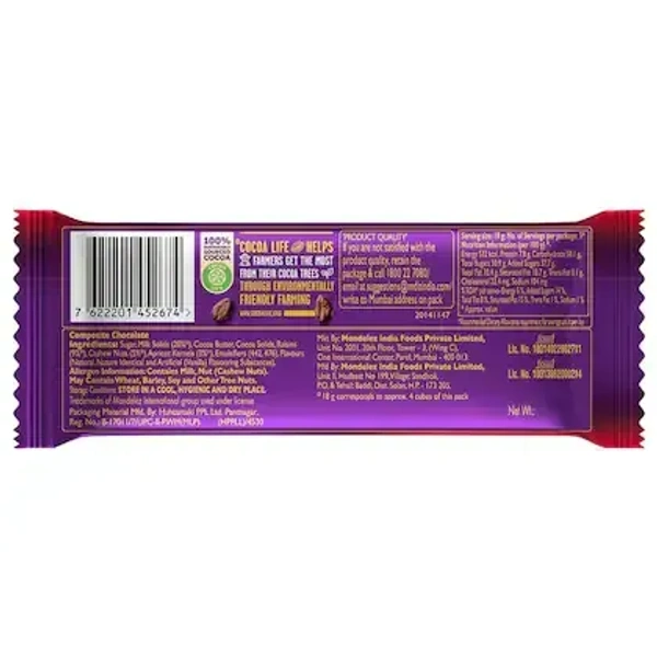 Cadbury Dairy Milk Silk Fruit and Nut Chocolate Bar - 51 g